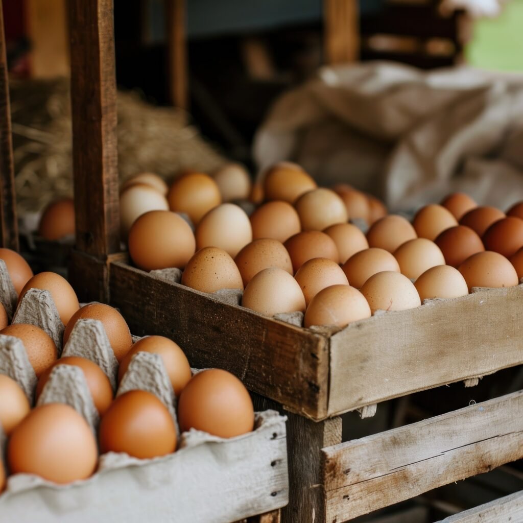 eggs at the market